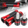 for Y&AMAHA Aerox155 2017 2018 2019 2020 2021 Motorcycle Scooter Handle Bar Grips Handlebar Grip Ends 7/8'' 22mm CNC Aerox 155 (Color : Silver) view 4