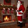 LOGOFUN Santa Claus Boot Santa Claus Dress Footwear Christmas Cosplay Party Decoration for Xmas Party Supplies view 3