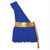 LiiYii Men's Halloween Party Costume Mr. Toga One Shoulder Ancient Greek Cosplay Outfits BlueTypeA Large view 3