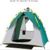 ZUMAHA Tent Automatic TentDual Layer Camping Tent for 2-3 PersonDouble Doors StructureRapid Circulation Ventilation Beach Tent Portable view 2