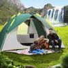 ZUMAHA Tent Automatic TentDual Layer Camping Tent for 2-3 PersonDouble Doors StructureRapid Circulation Ventilation Beach Tent Portable view 3
