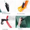 ZUMAHA Tent Automatic TentDual Layer Camping Tent for 2-3 PersonDouble Doors StructureRapid Circulation Ventilation Beach Tent Portable view 4