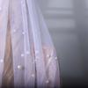 Aularso 118'' Cathedral Wedding Veil Pearl Bridal Veils Long Veils with Comb 2Tier Short Veil for Brides (White-40 * 47in(fingertip)) view 3