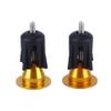 Aluminum Bike Handlebar End Plugs Fit for Most Bicycle, Road Bike, Mountain Bike,folding bike. (Quantity:A pair Bicycle Bar End Plugs) (Gold) view 1