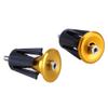 Aluminum Bike Handlebar End Plugs Fit for Most Bicycle, Road Bike, Mountain Bike,folding bike. (Quantity:A pair Bicycle Bar End Plugs) (Gold) view 2