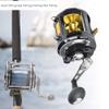 Leapiture TR12000 Saltwater Fishing Reel, Black, Ambidextrous, 8 Stainless Steel Bearings, Trolling, Casting view 4
