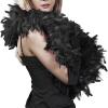 2 Yards Feather Boas Set Natural Feathers Fur Fluffy Boa for Wedding Party Halloween Costume Dancing Dress Decor 60 Grams view 4