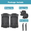 2 Pack Bike Tires 18"x2.125" Tires ad Inner Tubes AV 32mm Schrader Valves for Mountain Trail Road Park Bicycle (18x2.125-2 Tires 2 Tubes 2 Levers) view 3