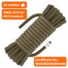 AOLEBA 10.5 mm Static Climbing Rope 10M(32ft) 20M(64ft) 30M(96ft) 50M(160ft) 70M(230ft) Outdoor Rock Climbing Ropes, Escape Rope Ice Climbing Equipment Fire Rescue Parachute Rope view 2