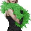 2 Yards Feather Boas Set Natural Feathers Fur Fluffy Boa for Wedding Party Halloween Costume Dancing Dress Decor 60 Grams