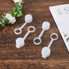 4pcs Mud Caps for Bottles, Transparent Bike Bottle Cap Top BPA Free Bike Water Bottle Mud Cap for Podium Peak Fitness Bottles Bike Bottle Cap Top view 3