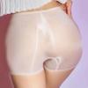 Freebily Women's Seamless Panties Ice Silk Cool Boy Shorts Stretch Glossy Nylon Sheer Underwear Apricot One Size view 3