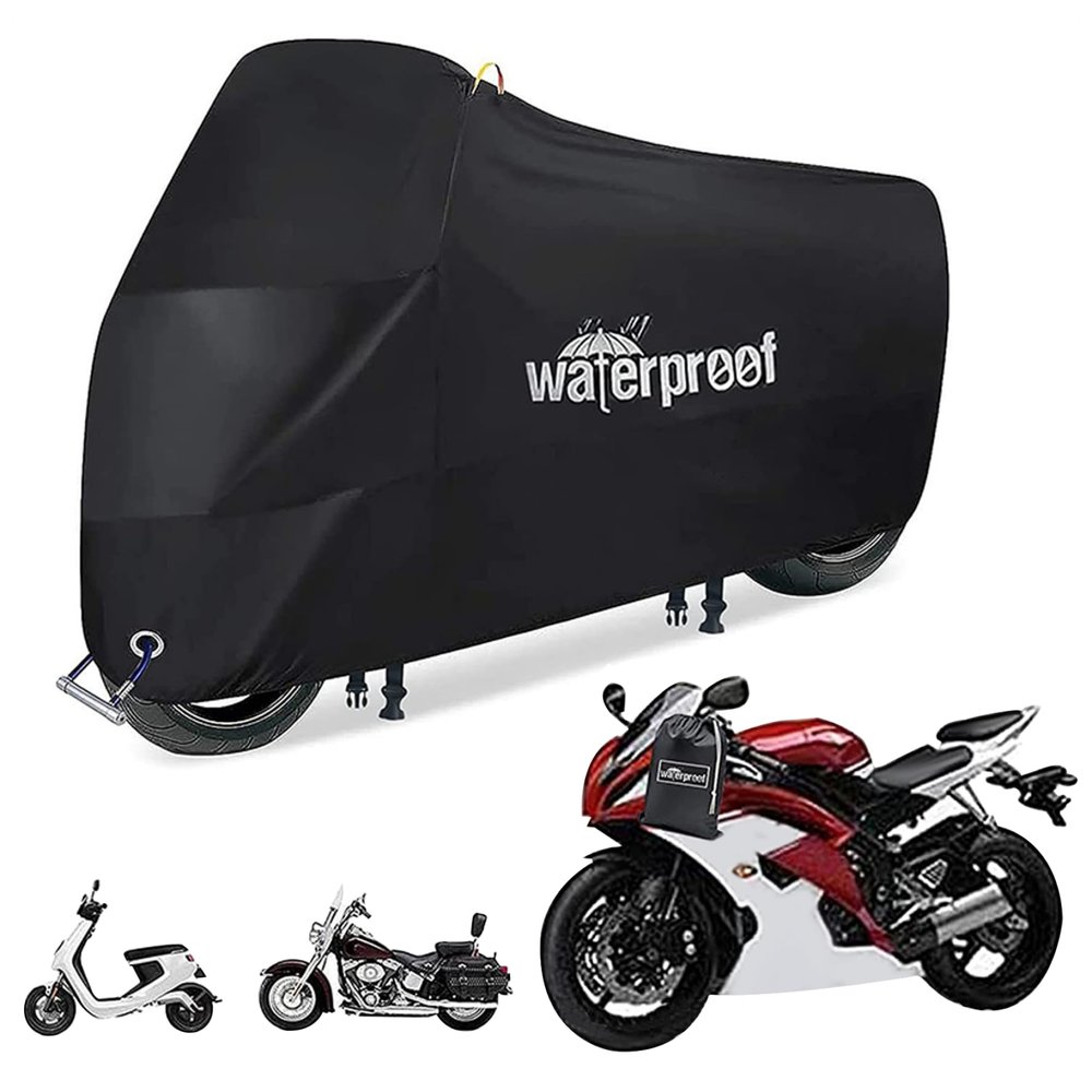 Bike Cover Waterproof Bicycle Cover Indoor Outdoor Uv-resistant Bike Storage Tent with Buckle and Lock-holes for Most Bikes, Bicycle, E-bikes Bike Storage Tent Bicycle Cover Bike Cover Waterproof Bike