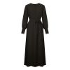2024 Women Islamic Abaya Robe Ladies Muslim Dresses Loose Long Sleeve Prayer Clothes Solid National Evening Gowns view 2