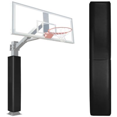 PHENEPUS Basketball Pole Pad Square, 6 FT Tall Weatherproof Protective Padding, 2" Thick Heavy Duty Safety Pole Pads for Player Protection, Fits All 6x6 Inch Square Basketball Hoop Pole Systems