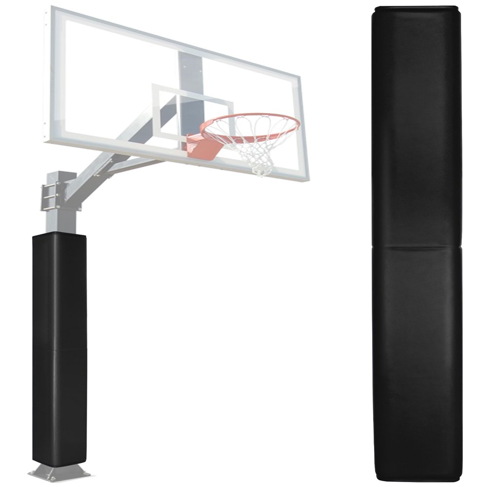 PHENEPUS Basketball Pole Pad Square, 6 FT Tall Weatherproof Protective Padding, 2" Thick Heavy Duty Safety Pole Pads for Player Protection, Fits All 6x6 Inch Square Basketball Hoop Pole Systems