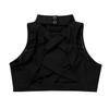Alvivi Kids Girls Two Piece Snowflake Dancewear Gymnastics Sports Dance Outfit Tank Top with Shorts Set Black 10-12 Years view 4