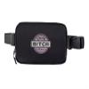 Belt Bag Genuine Made In The USA Fanny Crossbody Bags Embroidered Waist Packs With 3 Pockets (Black) view 1