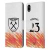 Head Case Designs Officially Licensed West Ham United FC Third Kit 2023 Winners Leather Wallet Case Compatible with Apple iPhone XR view 1
