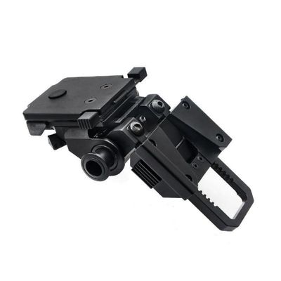 Helmet Mount Night Vision Goggles Nylon NVG Tactical Helmet Mount Adjustable Full Nylon Tactical Helmet Mount for L4G24 Nvg Mount (Black)