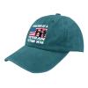 Baseball Caps Wife of a Veteran Vietnam war Baseball Caps, Vintage Hat for Women Cyan Blue view 2