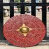 ARTIZANSTORE Medieval Wooden Shield Viking Shield Knight Armor Handcrafted Shield Battle Ready Cosplay Functional Shield view 1