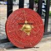 ARTIZANSTORE Medieval Wooden Shield Viking Shield Knight Armor Handcrafted Shield Battle Ready Cosplay Functional Shield view 3
