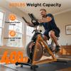 YOSUDA Magnetic Exercise Bike,Stationary Bikes for Home with Exclusive App, 400 lbs Weight Capacity & 50 lbs Flywheel, Indoor Cycling Bike with Tablet Holder & Adjustable Seat and Handlebars view 3