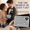 Son Wedding Gift from Mom, Engraved Wallet Card for His Wedding Day view 4