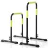 GGZONE Heavy Duty Adjustable Height Strength Training Dip Stands Station, Home Gym Fitness Workout Dip bar Station,Tricep Dips, Pull-Ups, Push-Ups view 1
