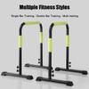 GGZONE Heavy Duty Adjustable Height Strength Training Dip Stands Station, Home Gym Fitness Workout Dip bar Station,Tricep Dips, Pull-Ups, Push-Ups view 2