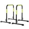 GGZONE Dip Stand Station, Calisthenics Equipment Heavy Duty Max Load 300lbs, Adjustable Height, Workout Dip Bar for Home Gym Strength Training view 1