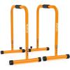 GGZONE Adjustable Dip Bar- 300lbs Dip Station Portable Functional Fitness Bar, Heavy Duty Dip Stand Body Press BarExercise Bar Workout Equalizer (Color : Orange) view 1