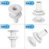 Vkinman Submersible Boat Bilge Water Pump Bilge Pump Plumbing Kit PVC Bilge Pump Hose 12v Boat Bilge Water Pump 2 Hose Clamps Thru Hull Fitting 1-1/8-inch view 2