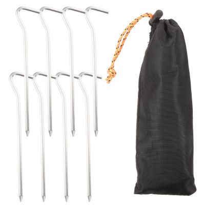 BESPORTBLE 1set Aluminum Alloy Tent Stakes Extra Ground Stakes for Camping Beach and Snow and Heavy Duty Tent Pegs for Strong Holding Power