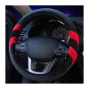 FUERU Car Steering Wheel Cover Set Car Steering Wheel Cover Winter Warm Short Plush Fashion Atmosphere Car Interior Accessories (Color : 1#) view 1