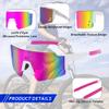 FEISEDY Kids Sunglasses Youth Baseball Sun Glasses, UV400 Sports Teens Cycling Shades for Boys Girls Age 8-16 B0048 view 3