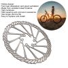 OUKENS 2 Pcs Bike Disc Brake Rotors, Lightweight Fast Heat Dissipation Steel High Hardness Mountain Bike Disc Brakes Fit for Road Bike Mountain Bicycle BMX MTB (180mm) view 3