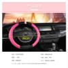 FUERU Car Steering Wheel Cover Set Car Steering Wheel Cover Four Seasons Leather Long Grip Not Sweat Fashion Car Interior (Color : 1#) view 2