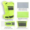 Shaiensaftey LED Safety Reflective Vest, USB Rechargeable Running Reflector Gear with Storage Pocket, Adjustable Vest view 2