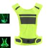 Shaiensaftey LED Safety Reflective Vest, USB Rechargeable Running Reflector Gear with Storage Pocket, Adjustable Vest view 4