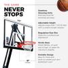 IE Sports Portable Basketball Hoop w/ 44" Backboard & Rebounder, 7.5-10 Ft Adjustable Height - Outdoor Basketball Equipment for Backyard, Driveway, and Garage view 3