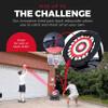 IE Sports Portable Basketball Hoop w/ 44" Backboard & Rebounder, 7.5-10 Ft Adjustable Height - Outdoor Basketball Equipment for Backyard, Driveway, and Garage view 4