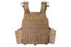 Lancer Tactical Quick Release Lightweight Airsoft Tactical Vest, 1000D Nylon MOLLE w Padded Adjustable Shoulder Straps (Large, Khaki) view 2