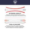 Rossignol Sprayer Xpress2 - Alpine Snow Skis for Kids - Lightweight Downhill Skis view 2