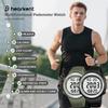 Hearkent Pedometer Watch with Light- No App, Waterproof 50m, Step Counter, Calories, Alarm, Fitness Tracker Digital Watch for Men Women(Green) view 3