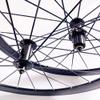 TUJISEK Road Bike Wheelset 700c 50mm Aluminum Alloy Double Wall Rim V/c Brake Quick Release 8/9/10/11speed 20 Holes Road Bike Bicycle Front Rear Wheel (Color : Black) view 4
