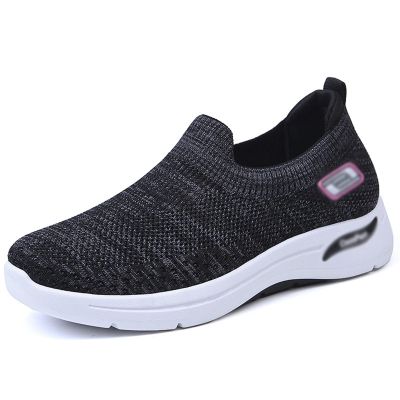 DHAEY Women's Orthopedic Sneakers Foot & Knee Pain Cushion Walking Shoes Orthopedic Diabetic Walking Shoes Lightweight Soft Casual Sneakers (Color : Black, Size : 5.5)