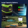 LED Camping Lantern Rechargeable, Consciot Camping Lights, 1000LM, 4 Light Modes, 4400mAh Power Bank, IPX4 Waterproof, Dimmable Tent Lights for Emergency, Power Outages, USB C Cable Included, 2 Pack view 4