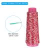 PATIKIL Archery Bow String Serving Thread 120 Yard/110M, Bowstring Thread for Tying Peep Sight Nock Compound Recurve Bow, Red White view 2